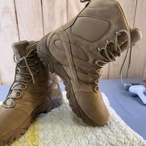 Merrell Mens J099355 Moab 3 Mid Waterproof Tactical Boots Tan Size 12 super nice